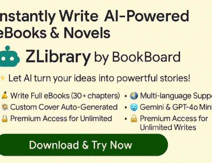 Instantly Write AI-Powered eBooks & Novels | ZLibrary by BookBoard