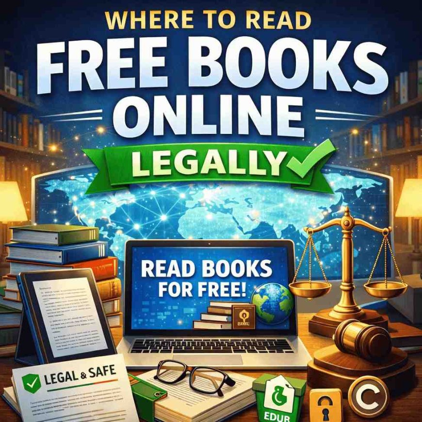 Where to Read Free Books Online Legally (2026 Guide) – Best Safe Websites Worldwide