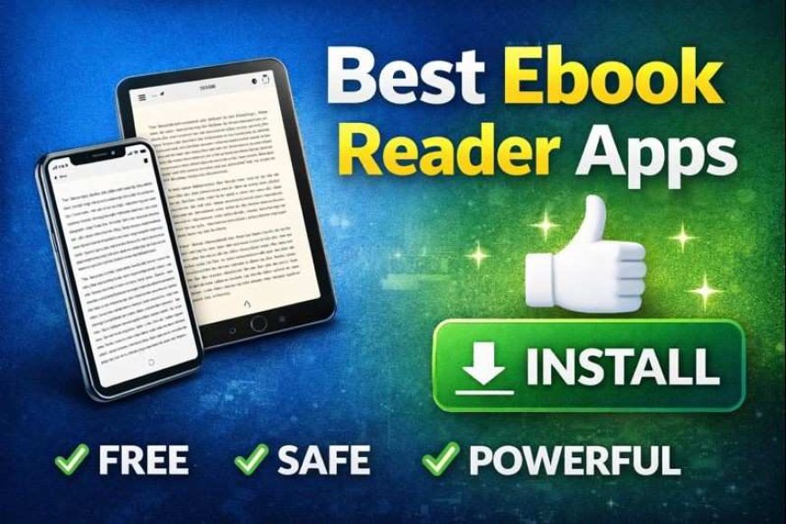 Best Ebook Reader Apps (2026) – Free, Safe & Powerful Reading Apps for Android, iOS & Web